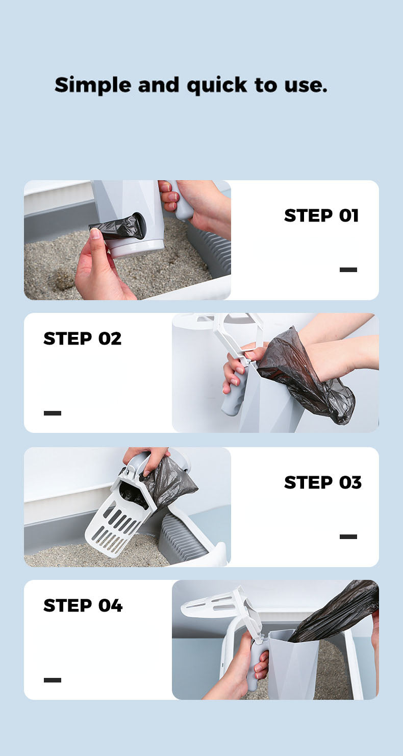 Pet Litter Box Scoop (5PCS)